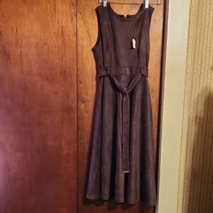 Calvin Klein Dark Brown Midi Dress